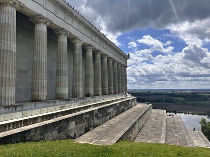 Photo de Norbert Herbig le long du parcours