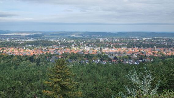 Foto från Merseburg under resans gång