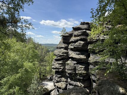 Foto de Norbert Herbig a lo largo del recorrido