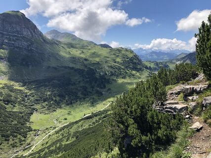 Foto de Thomas Pfänder a lo largo del recorrido