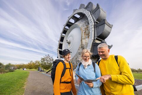 Das Schaufelrad am Werbeliner See