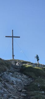 Photo de Franz Frenner le long du parcours