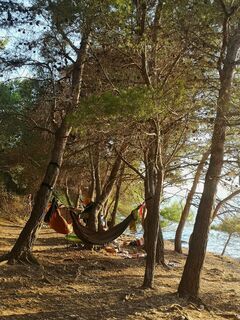 Photo de Christiane Tillian le long du parcours