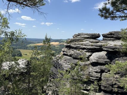 Foto de Norbert Herbig a lo largo del recorrido