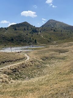 Photo de Gianberto Zilli le long du parcours