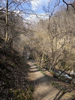 Zdjęcie z Alain Loetscher wzdłuż trasy