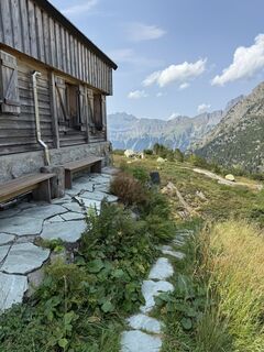 Photo de Valerio Bertoni le long du parcours
