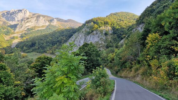 Foto de Fabrizi Mellano a lo largo del recorrido