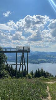 Foto von Viktoria entlang der Tour