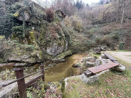 Foto de Angelika Moldaschl a lo largo del recorrido