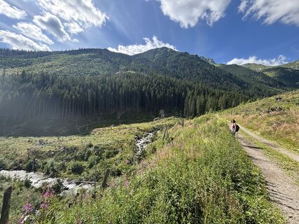 Foto von cedric deschamps entlang der Tour