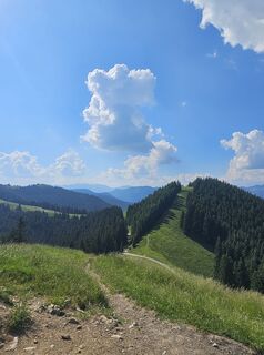Foto von Martina entlang der Tour
