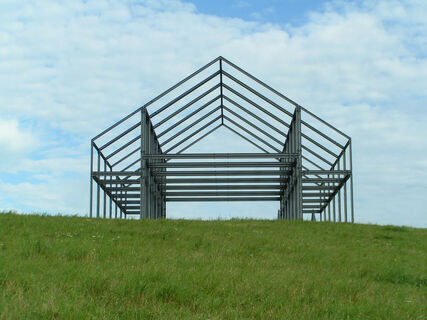 Hallenhaus auf der Halde Norddeutschland