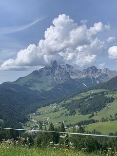Foto von Diana entlang der Tour