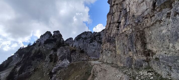 Foto von Iryna entlang der Tour