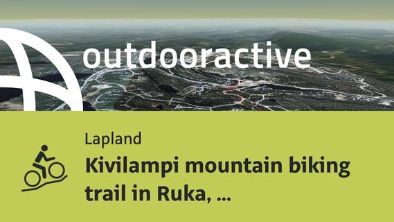 mountain bike ride in Lapland: Kivilampi mountain biking trail in Ruka, Kuusamo