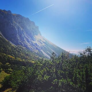 Foto von Sandra Hoffellner entlang der Tour