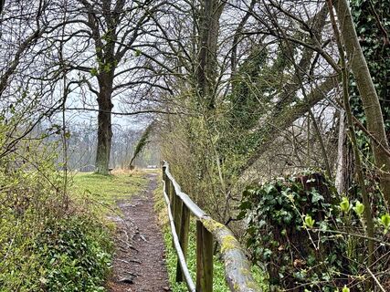Foto de Ekhard Oberleitner a lo largo del recorrido