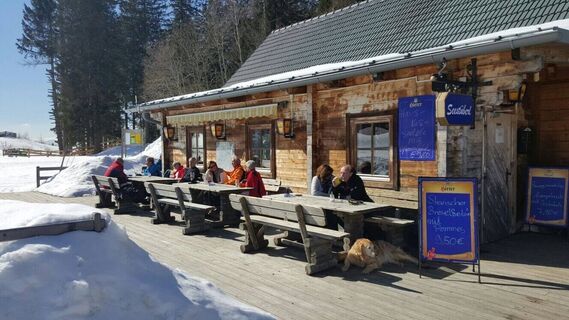 Seestüberl am Hebalmsee im Winter