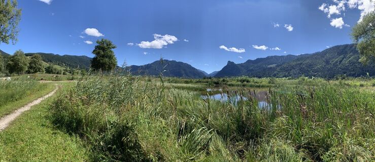 Foto von Mo He entlang der Tour