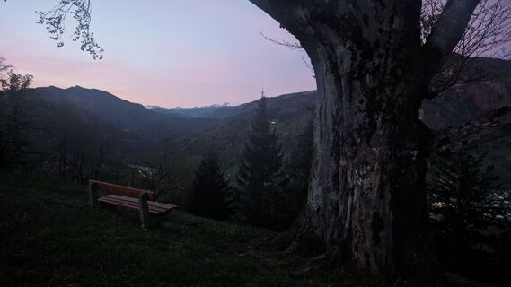 Foto de Klaus Lehner a lo largo del recorrido