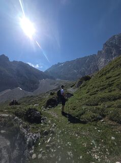Foto von Frank rappold entlang der Tour