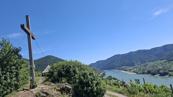 Photo de Doris und Stefan Karlinger le long du parcours