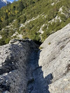 Foto de Jean-Pierre Ghidelli a lo largo del recorrido