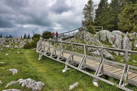 Barrierefreier Weg am Schöckl Plateau