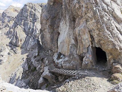 Photo de Lodovica Vecchi le long du parcours