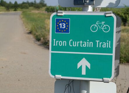 Beschilderung "Iron Curtain Trail"