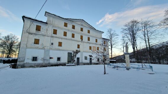 Foto van Fabrizi Mellano langs de tour