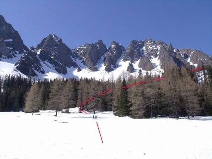 die Gamskögel (links Mödringkogel)