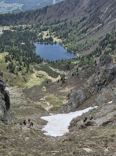Foto de Gerti Bärnthaler a lo largo del recorrido