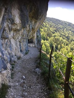 Foto von Karl Schweizer entlang der Tour