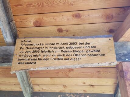 Reinischkogel Spruch Friedensglocke
