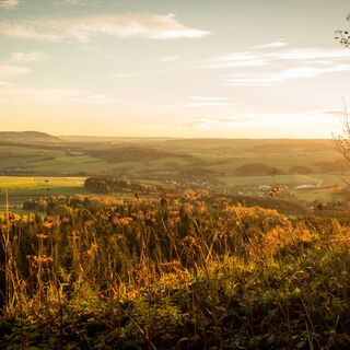 Die schöne Landschaft des Erzgebirges