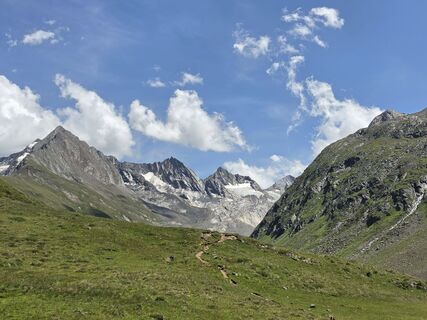 Photo de Gudrun Lippert le long du parcours