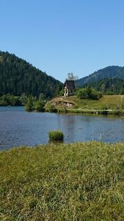 Foto de Manfred Steinböck a lo largo del recorrido