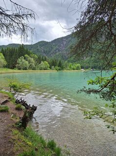 Foto von Dagmar Hofer entlang der Tour