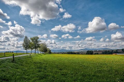 Aussicht ins Zittauer Gebirge