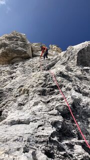 Foto von Arnold Mörl entlang der Tour