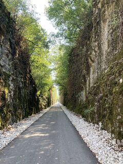 Photo de Christoph&Vera le long du parcours