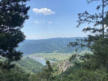 Foto von Friedrich Schlager entlang der Tour