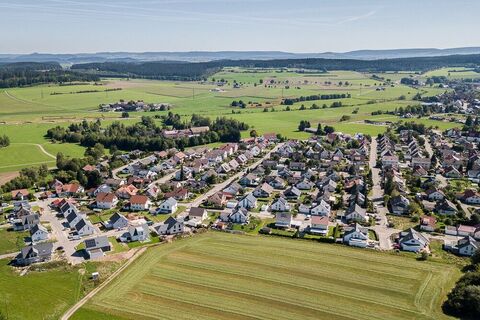 Schwarzwald Panorama Radweg, Etappe 3, Wolterdingen Luftbild An der Tannheimer Straße Copyright Stadt Donaueschingen