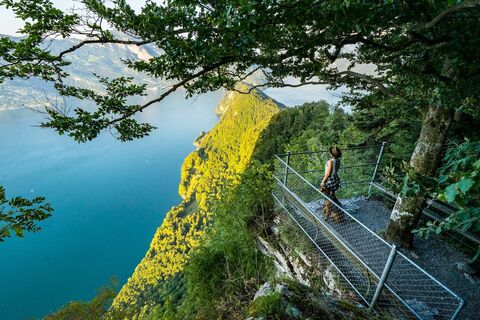 Aussichtsplattform auf dem Felsenweg Bürgenstock