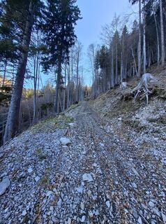 Foto de Miha Gros a lo largo del recorrido