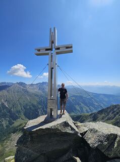 Foto de Florian Dürnegger a lo largo del recorrido