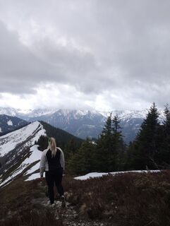 Foto von Edit Beliczai entlang der Tour