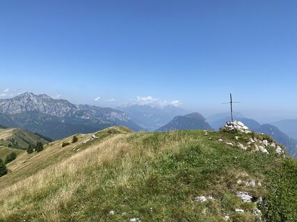 Zdjęcie z Nicola Biancardi wzdłuż trasy